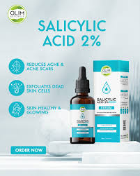Olim Naturals - 2% Salicylic Acid Serum | Clear Skin, Oil-Free, Acne-Fighting Serum, Blackheads - Blemishes - 30ml